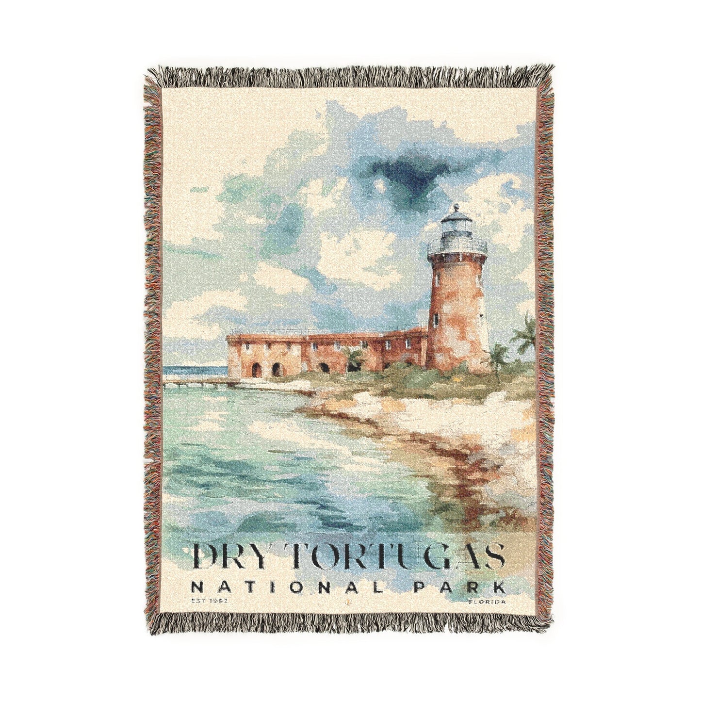 Dry Tortugas National Park Woven Blanket | S04