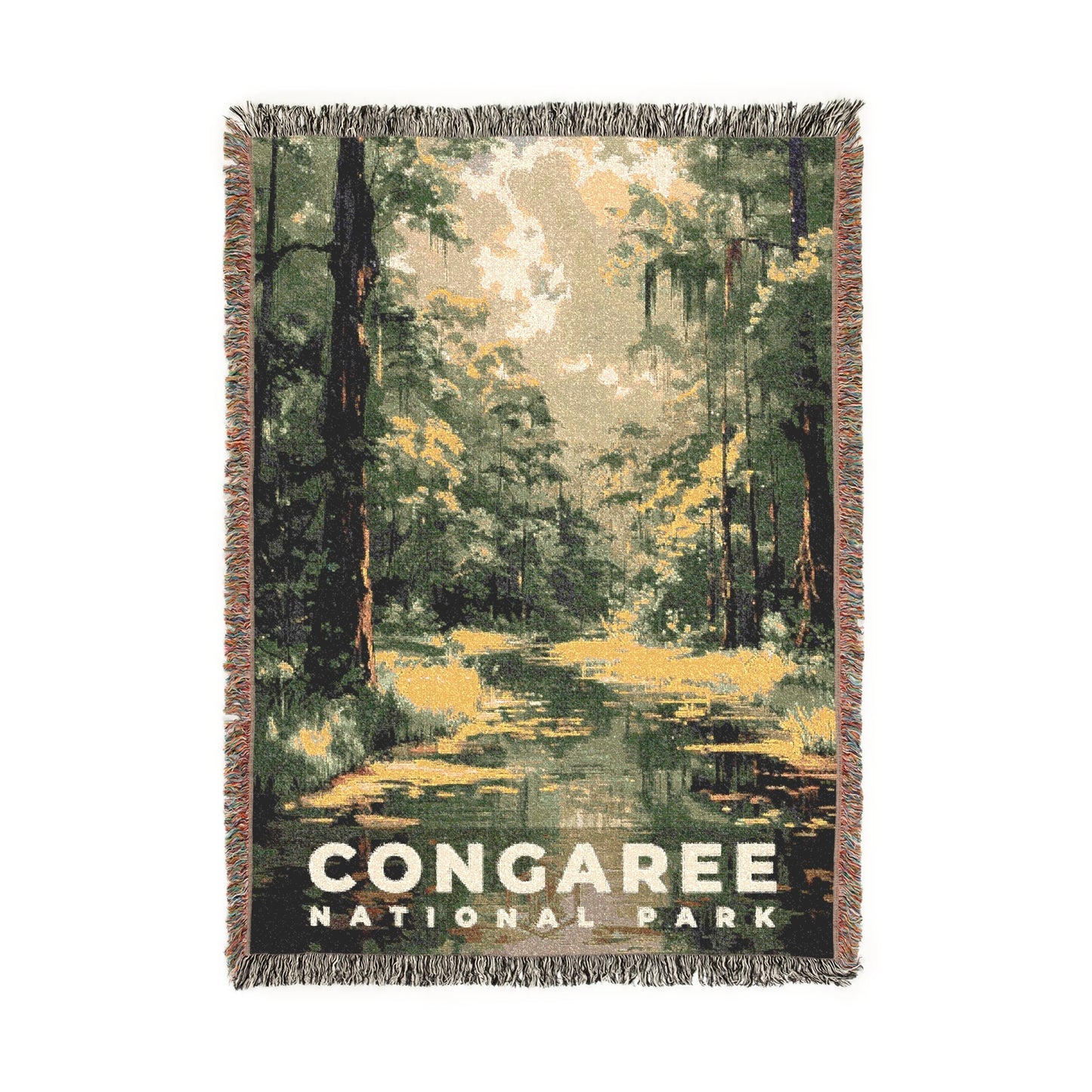 Congaree National Park Woven Blanket | S13