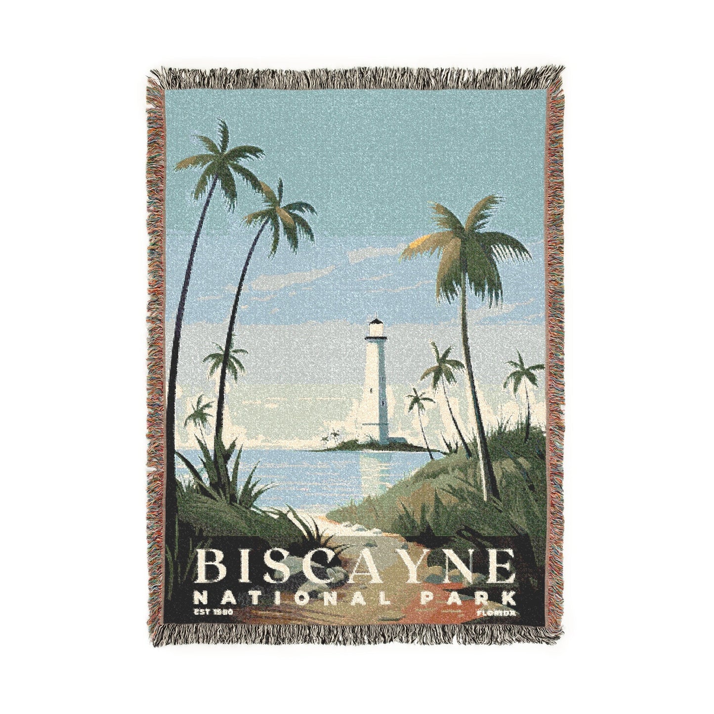 Biscayne National Park Woven Blanket | S03