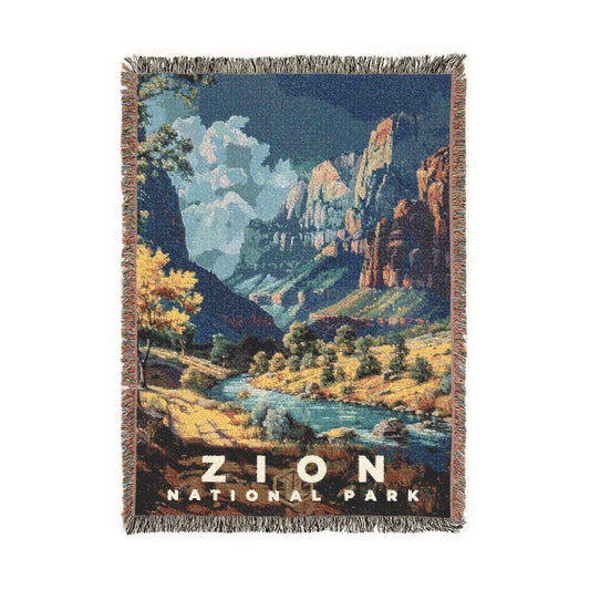 Zion National Park Woven Blanket | S16