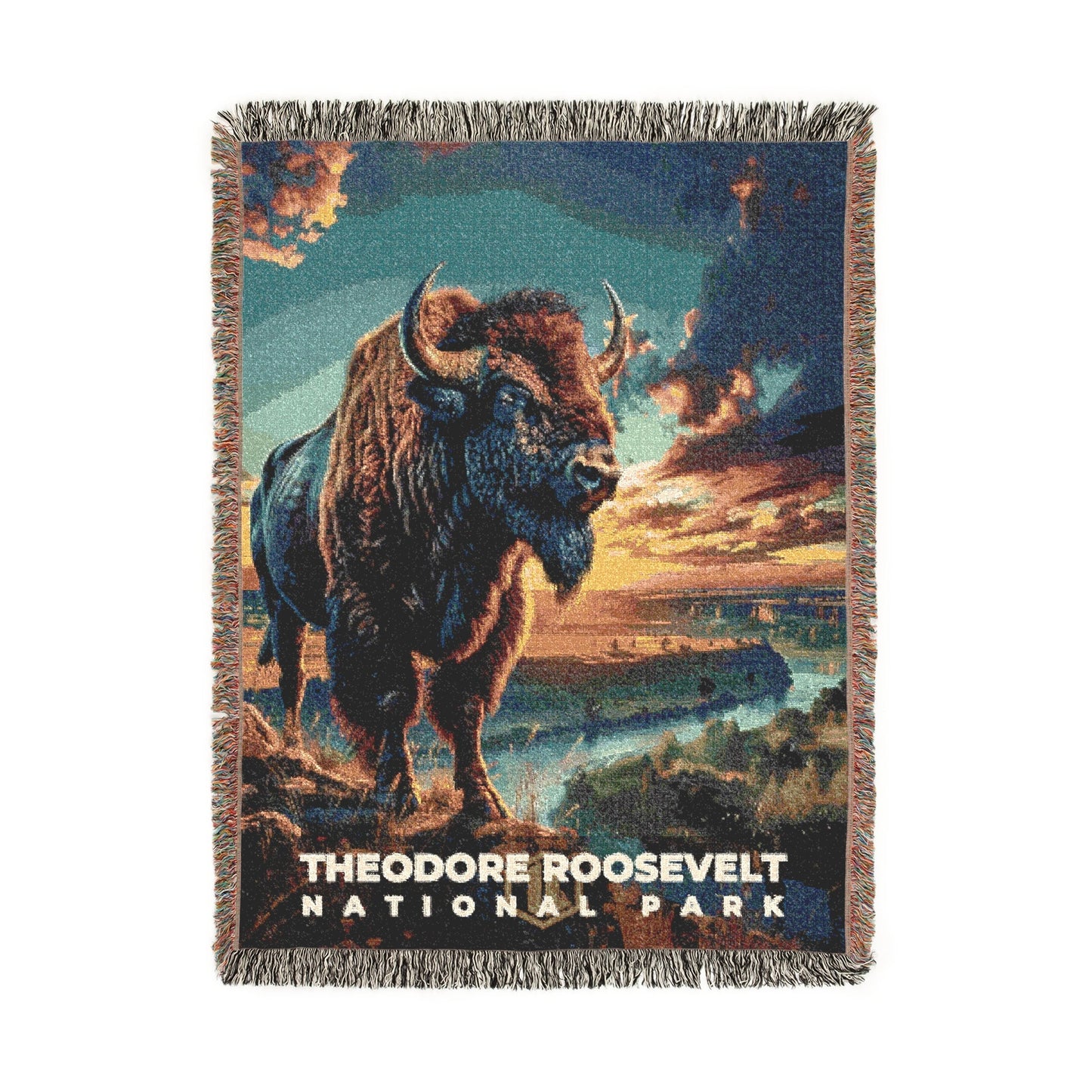 Theodore Roosevelt National Park Woven Blanket | S16