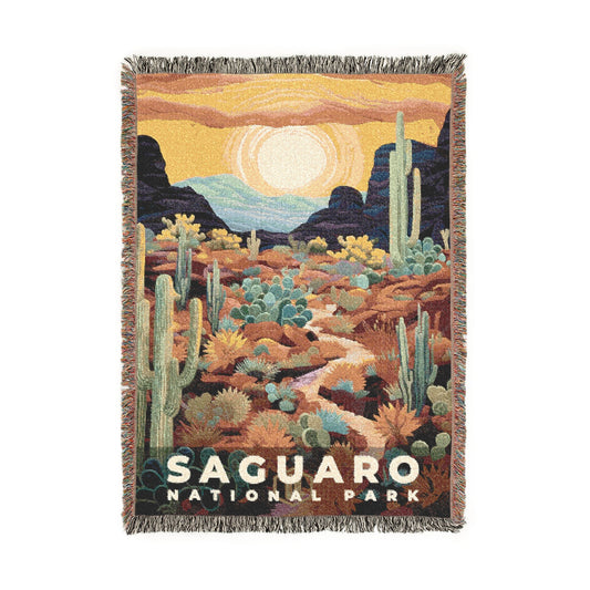 Saguaro National Park Woven Blanket | S09
