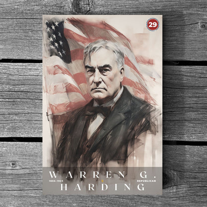 Warren G Harding Poster | S03