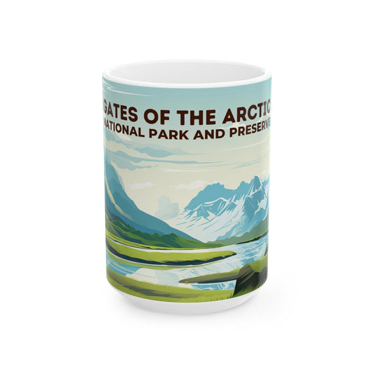Gates of the Arctic National Park Mug | White Ceramic Mug (11oz, 15oz)