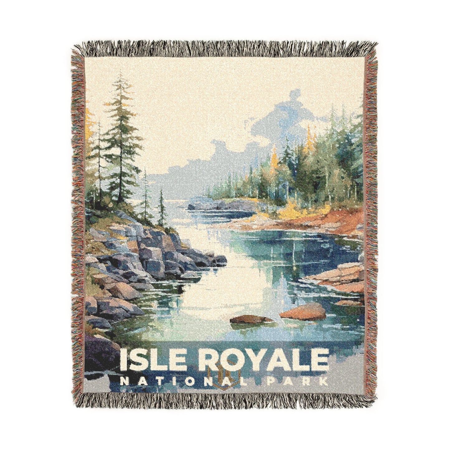 Isle Royale National Park Woven Blanket | S08
