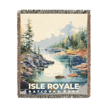 Isle Royale National Park Woven Blanket | S08