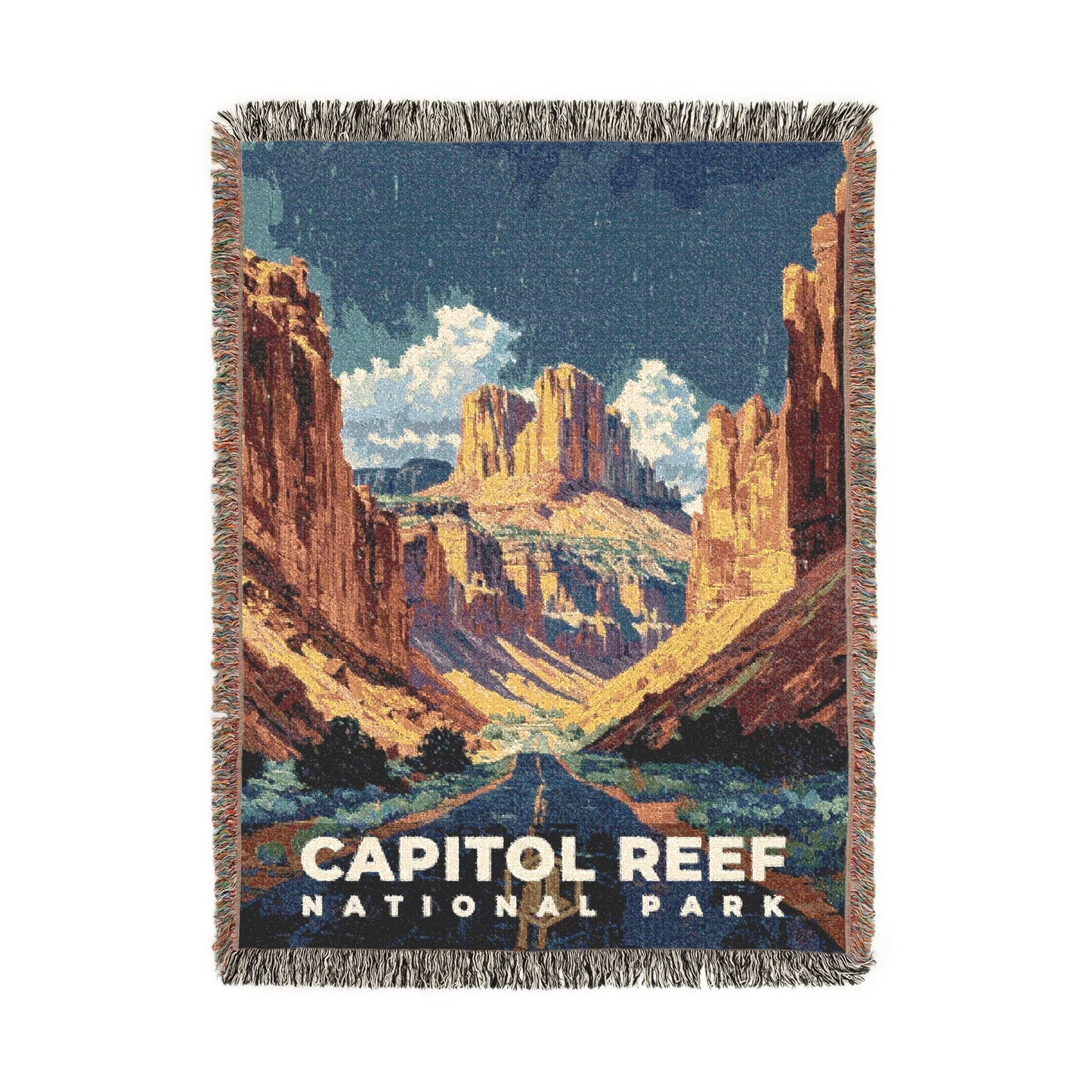 Capitol Reef National Park Woven Blanket | S14