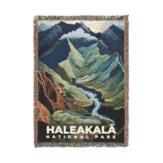 Haleakala National Park Woven Blanket | S09
