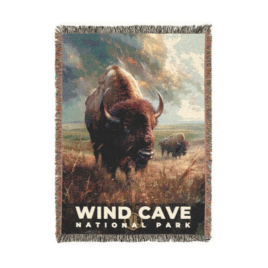 Wind Cave National Park Woven Blanket | S12
