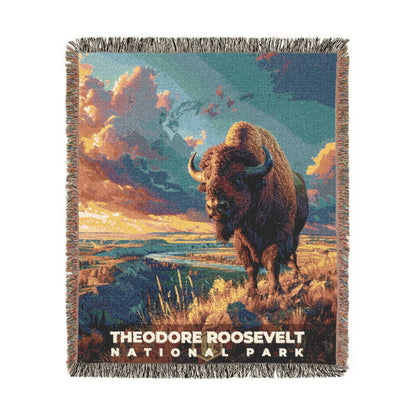 Theodore Roosevelt National Park Woven Blanket | S13