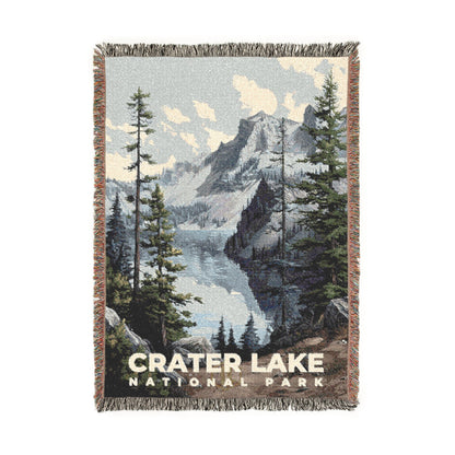Crater Lake National Park Woven Blanket | S17