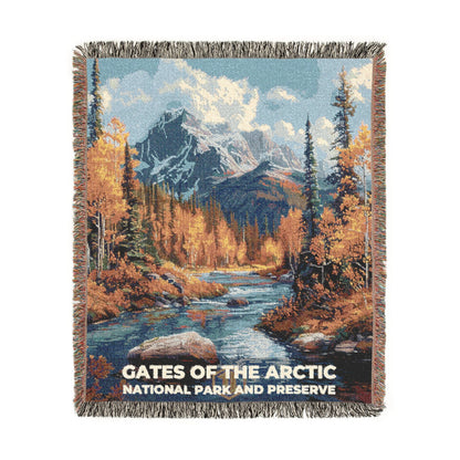 Gates of the Arctic National Park Woven Blanket | S18