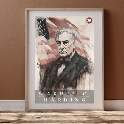 Warren G Harding Poster | S03