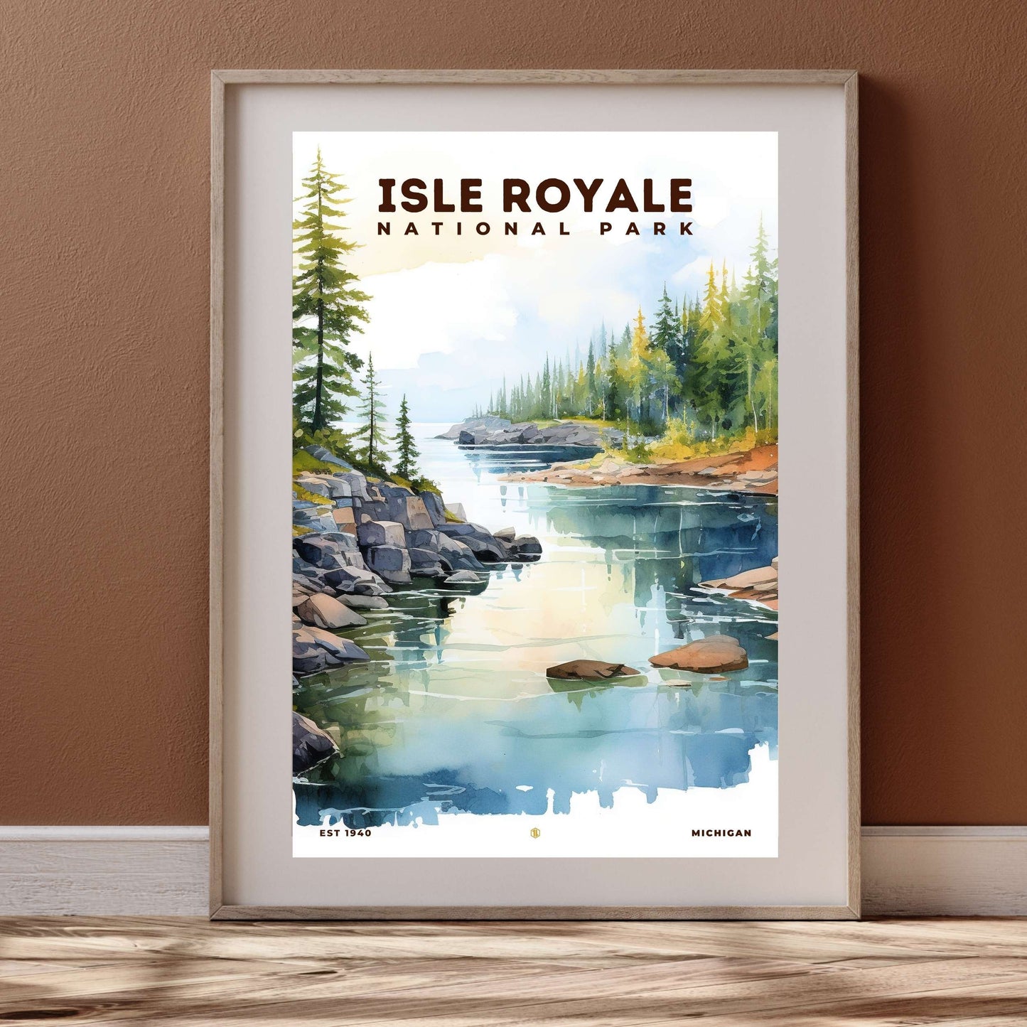 Isle Royale National Park Poster | S08