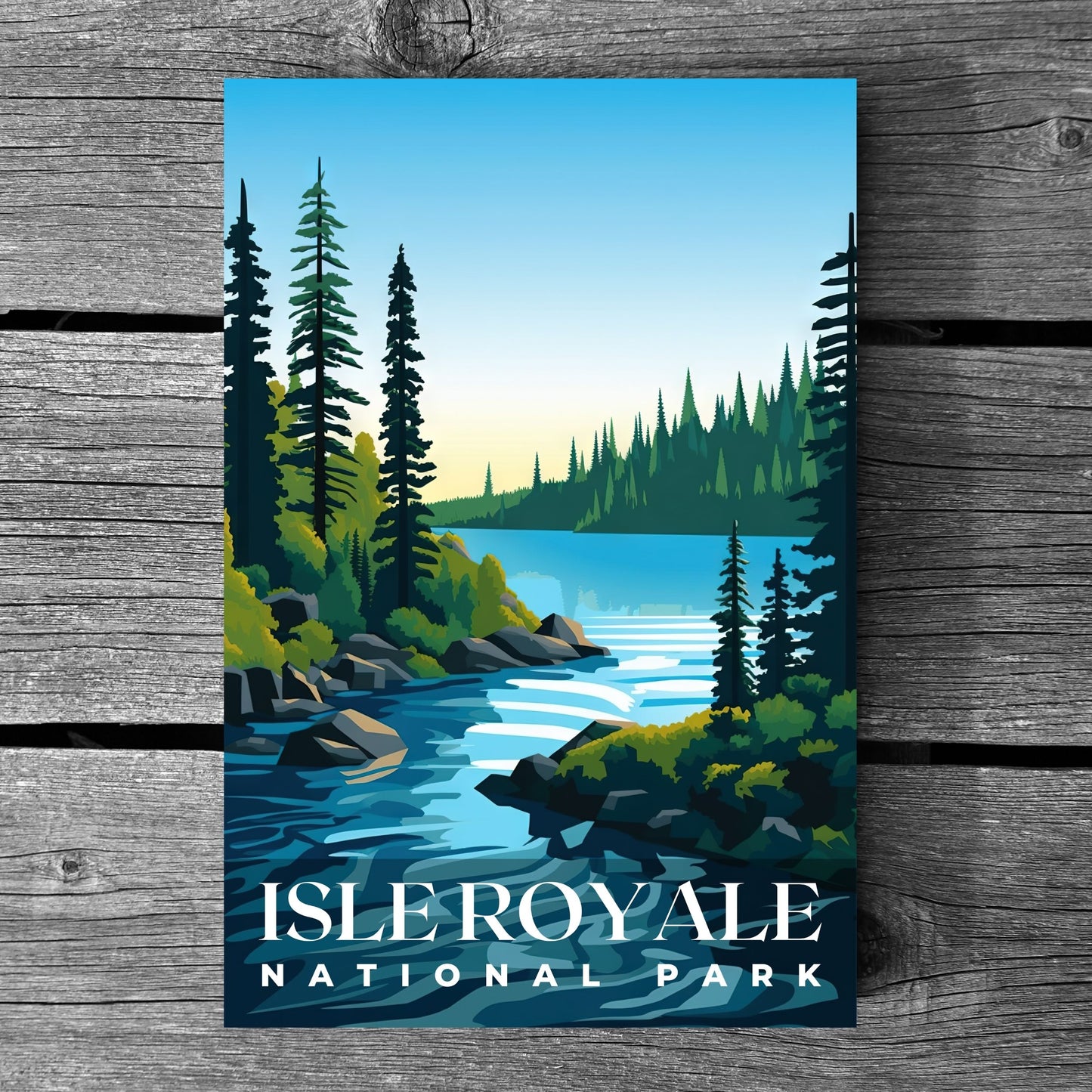 Isle Royale National Park Poster | S01