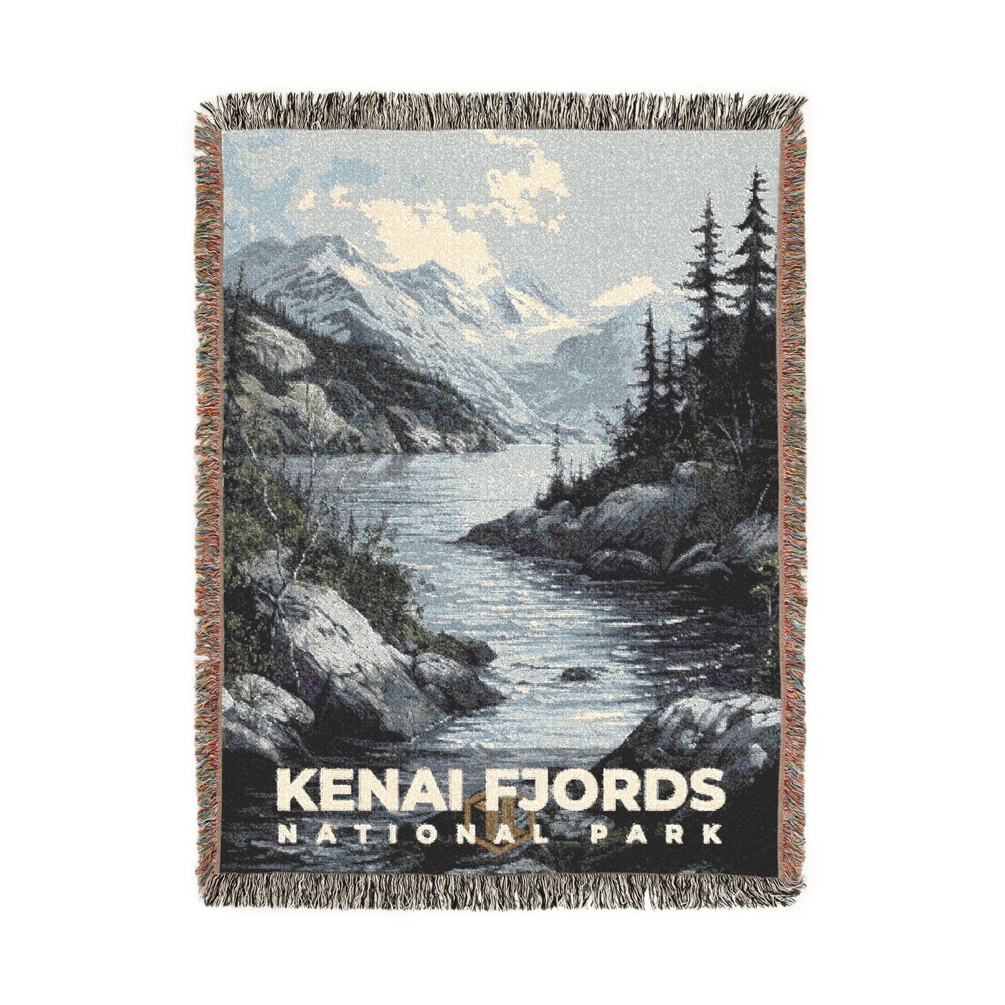 Kenai Fjords National Park Woven Blanket | S17