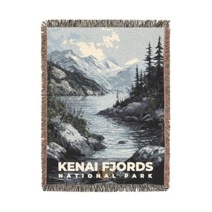 Kenai Fjords National Park Woven Blanket | S17