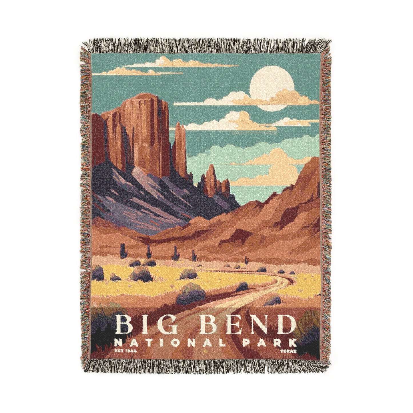 Big Bend National Park Woven Blanket | S05