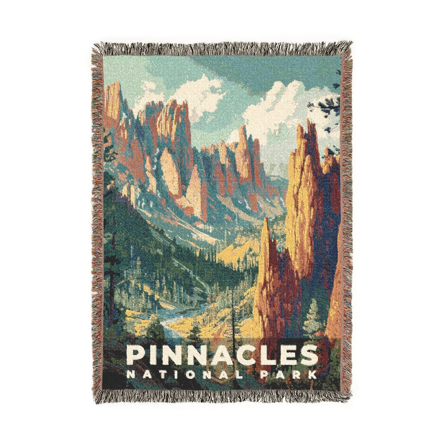 Pinnacles National Park Woven Blanket | S11