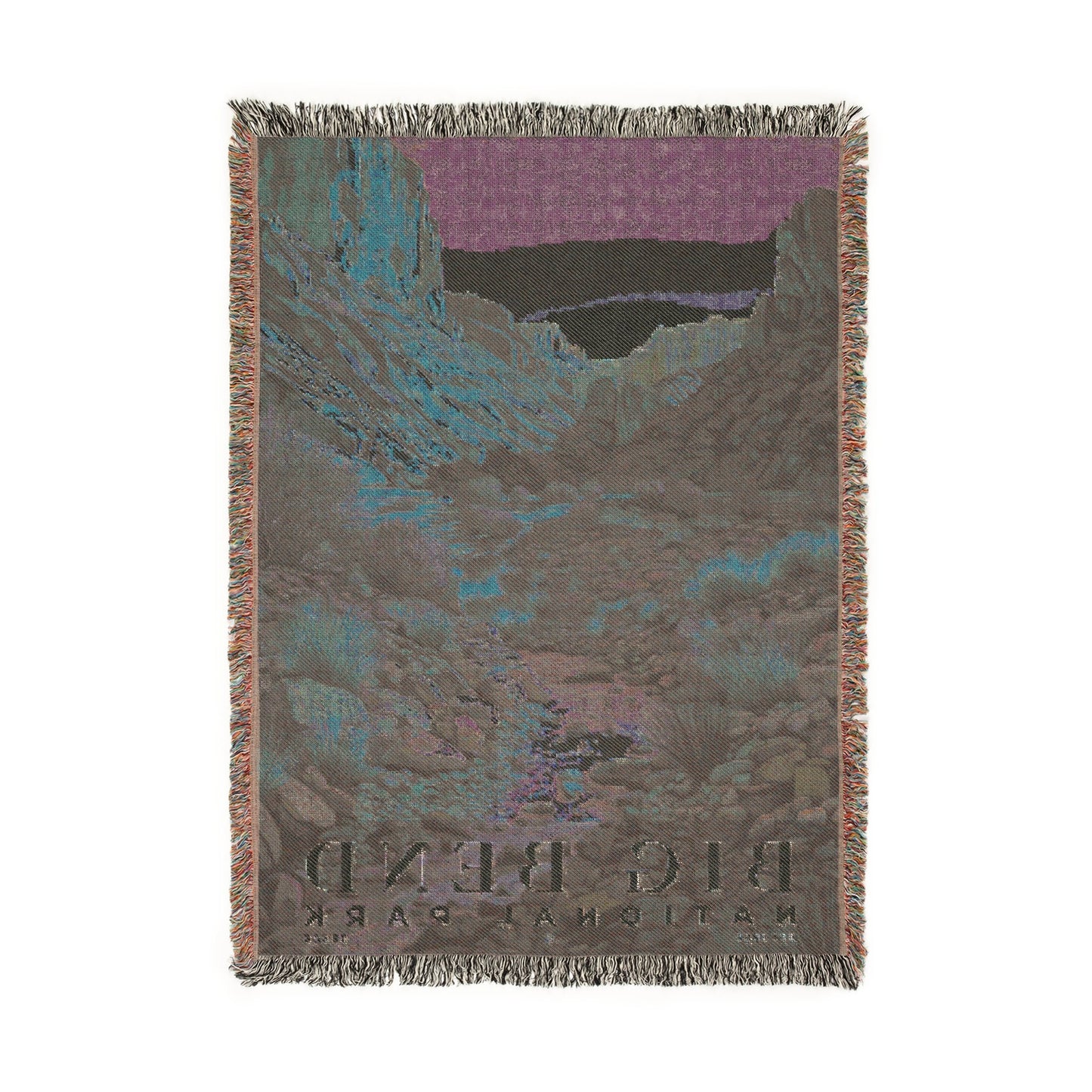 Big Bend National Park Woven Blanket | S02