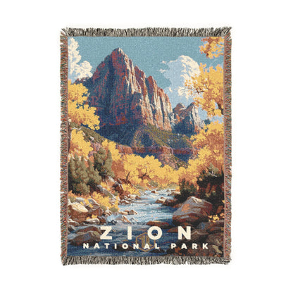 Zion National Park Woven Blanket | S18