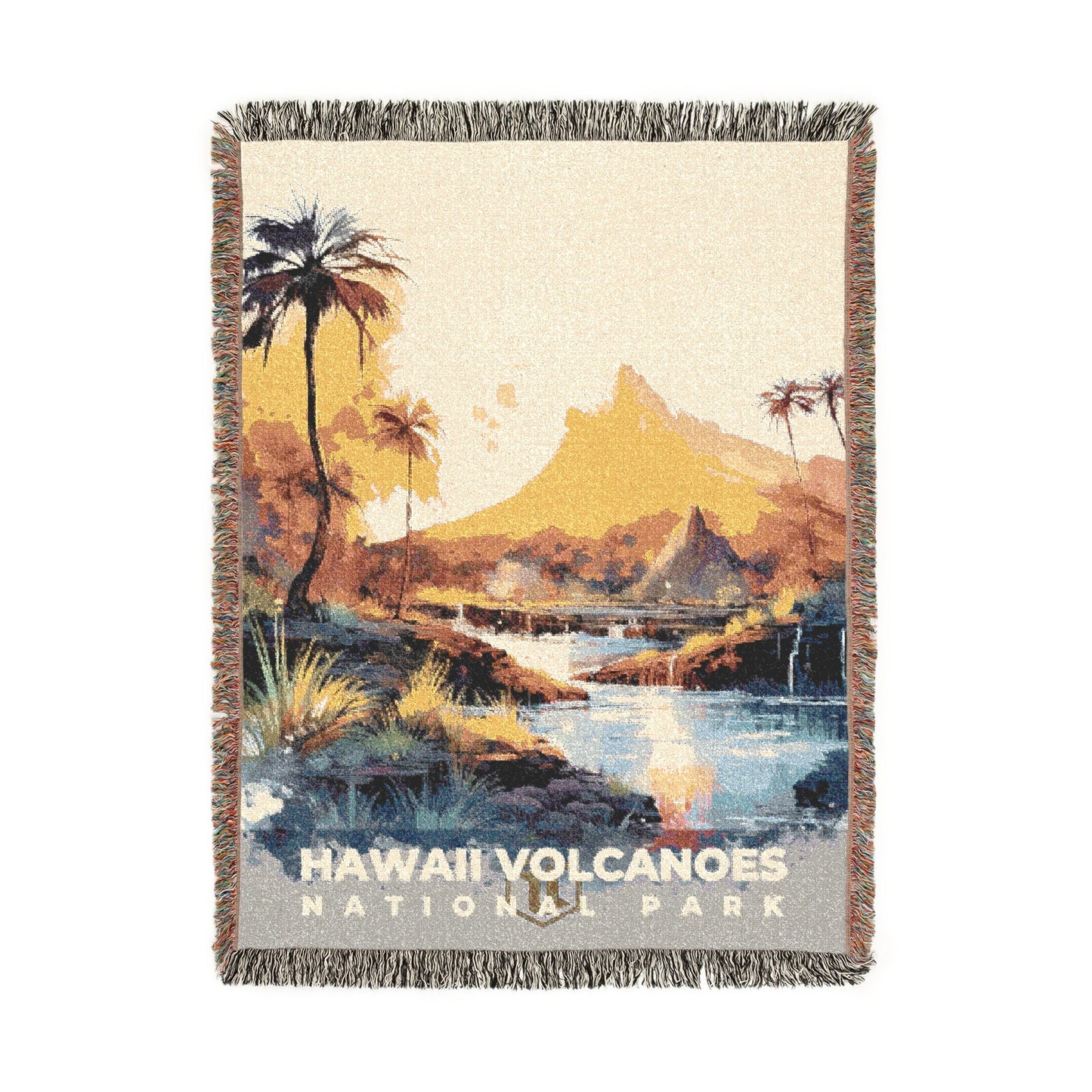 Hawaii Volcanoes National Park Woven Blanket | S08