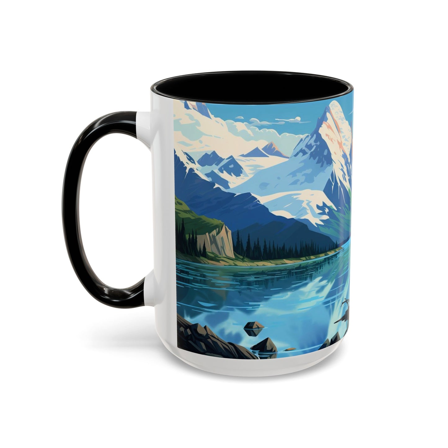 Glacier Bay National Park Mug | Accent Coffee Mug (11, 15oz)