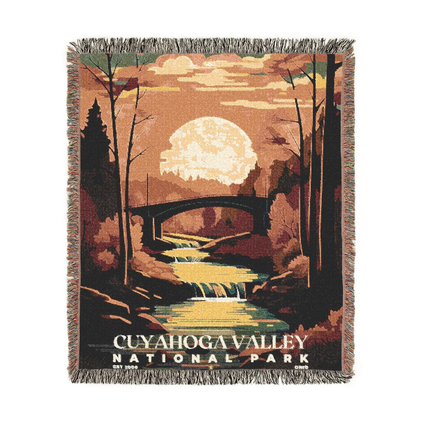 Cuyahoga Valley National Park Woven Blanket | S05