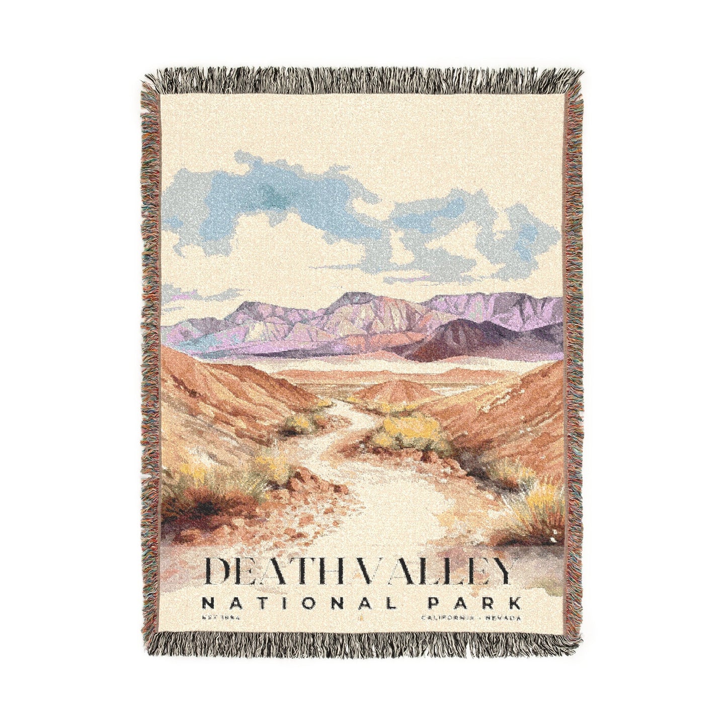 Death Valley National Park Woven Blanket | S04