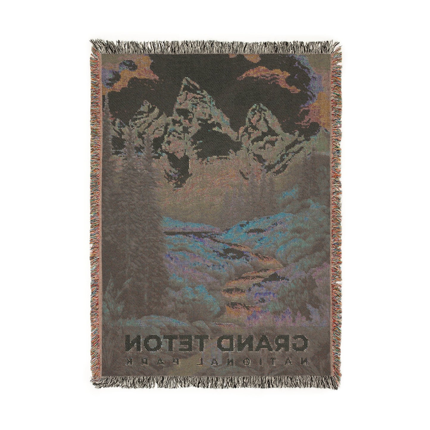 Grand Teton National Park Woven Blanket | S09