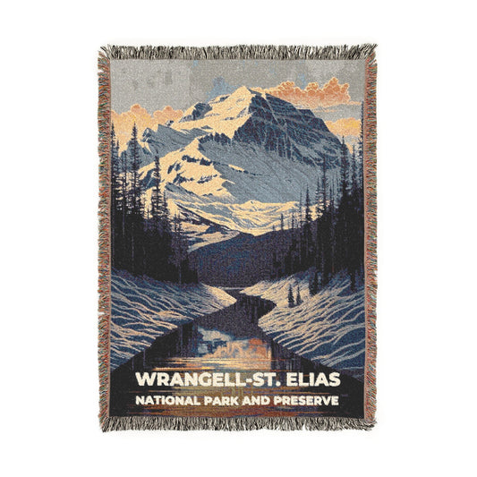 Wrangell-St. Elias National Park Woven Blanket | S19