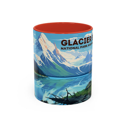 Glacier Bay National Park Mug | Accent Coffee Mug (11, 15oz)