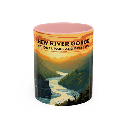 New River Gorge National Park Mug | Accent Coffee Mug (11, 15oz)