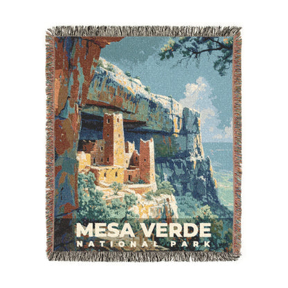 Mesa Verde National Park Woven Blanket | S13