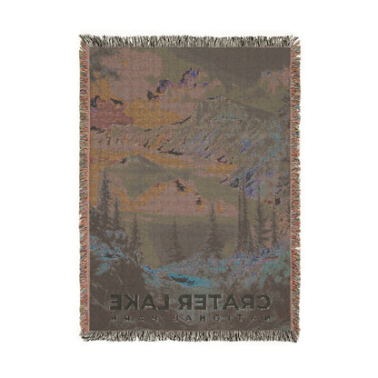 Crater Lake National Park Woven Blanket | S16