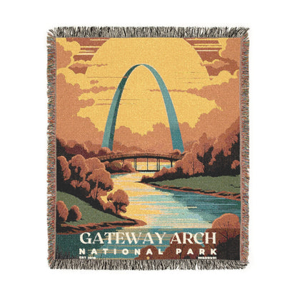 Gateway Arch National Park Woven Blanket | S05