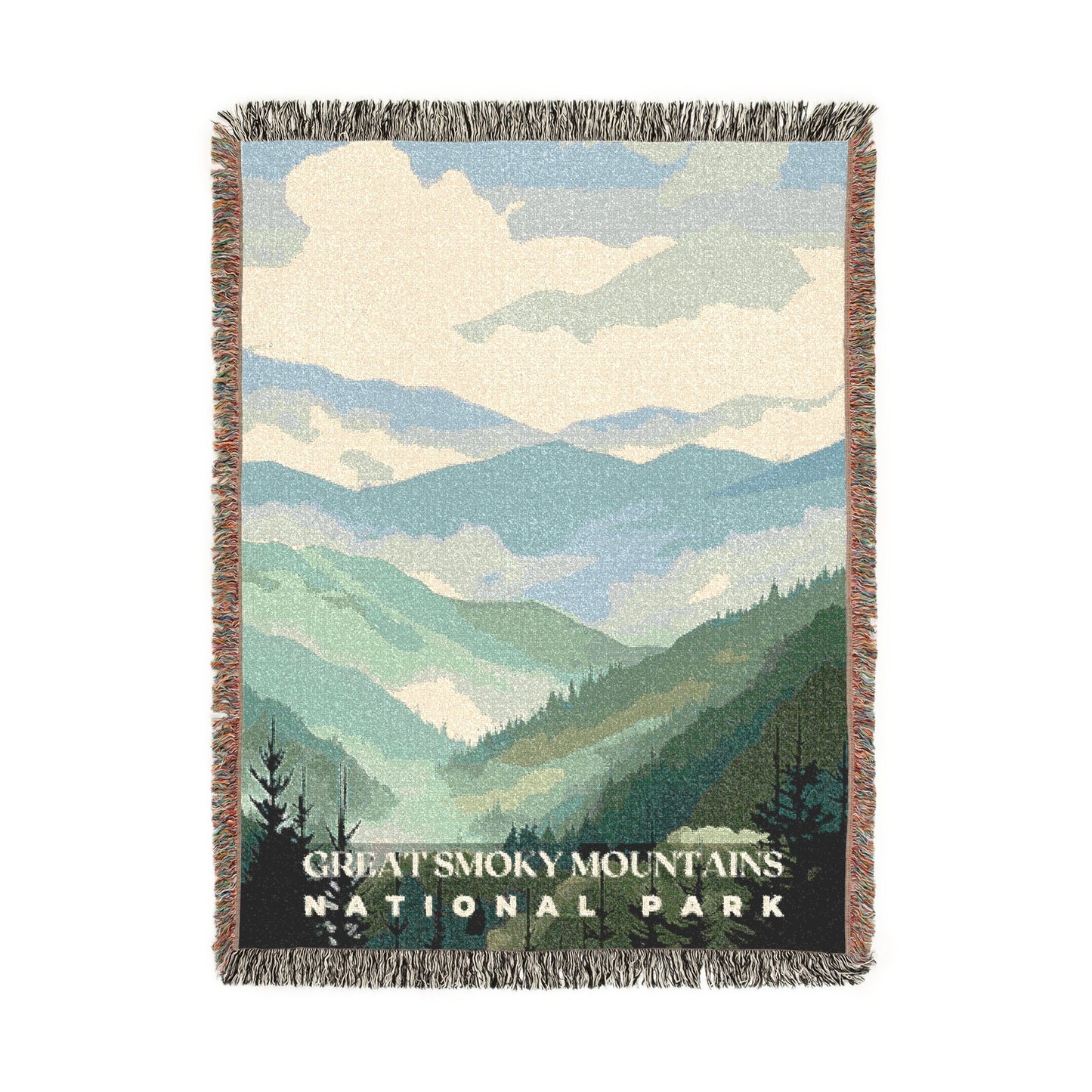 Great Smoky Mountains National Park Woven Blanket | S01