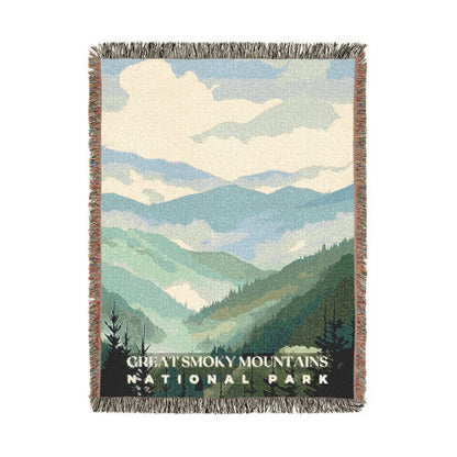 Great Smoky Mountains National Park Woven Blanket | S01