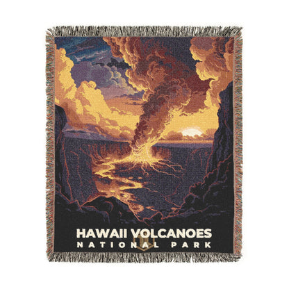 Hawaii Volcanoes National Park Woven Blanket | S11