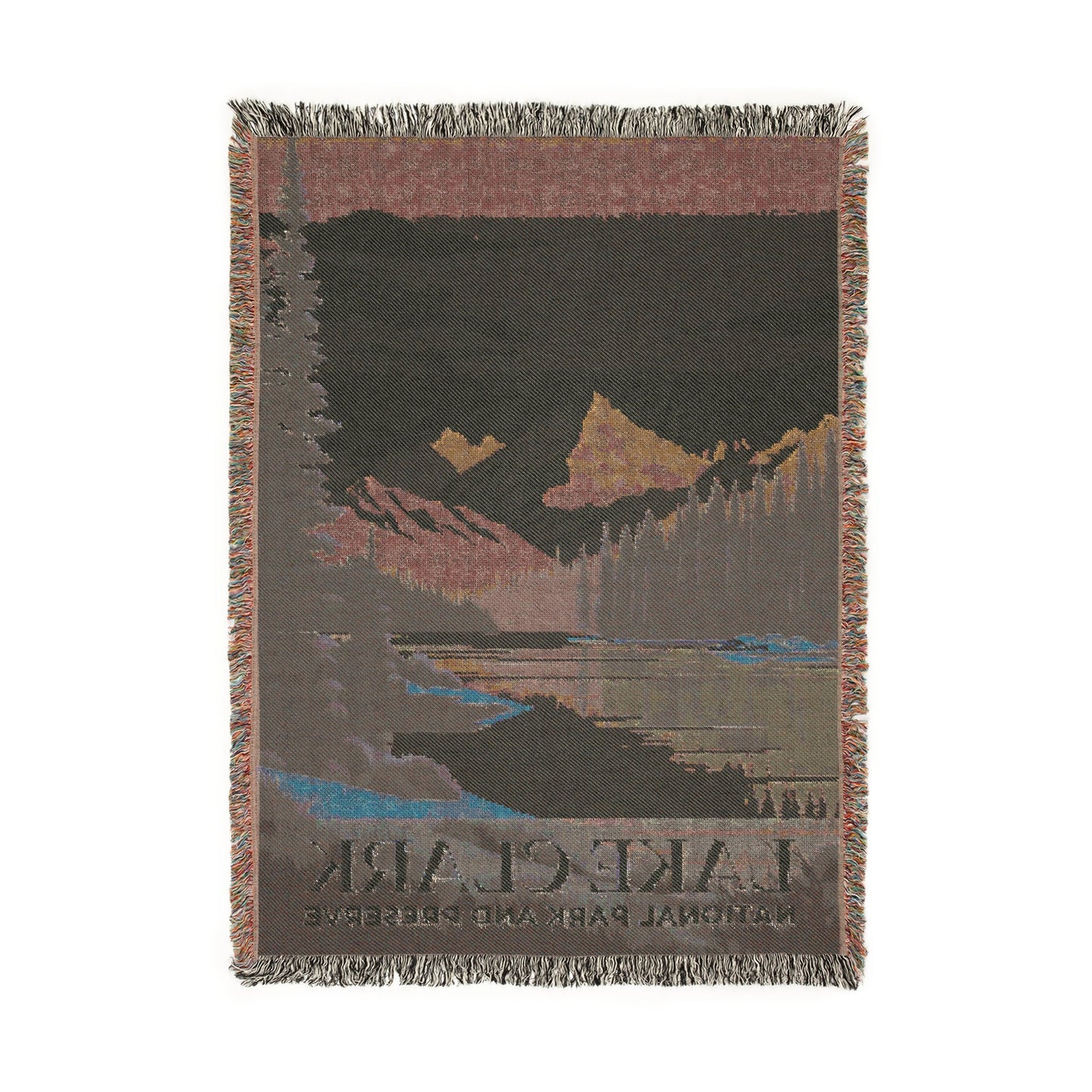 Lake Clark National Park Woven Blanket | S01