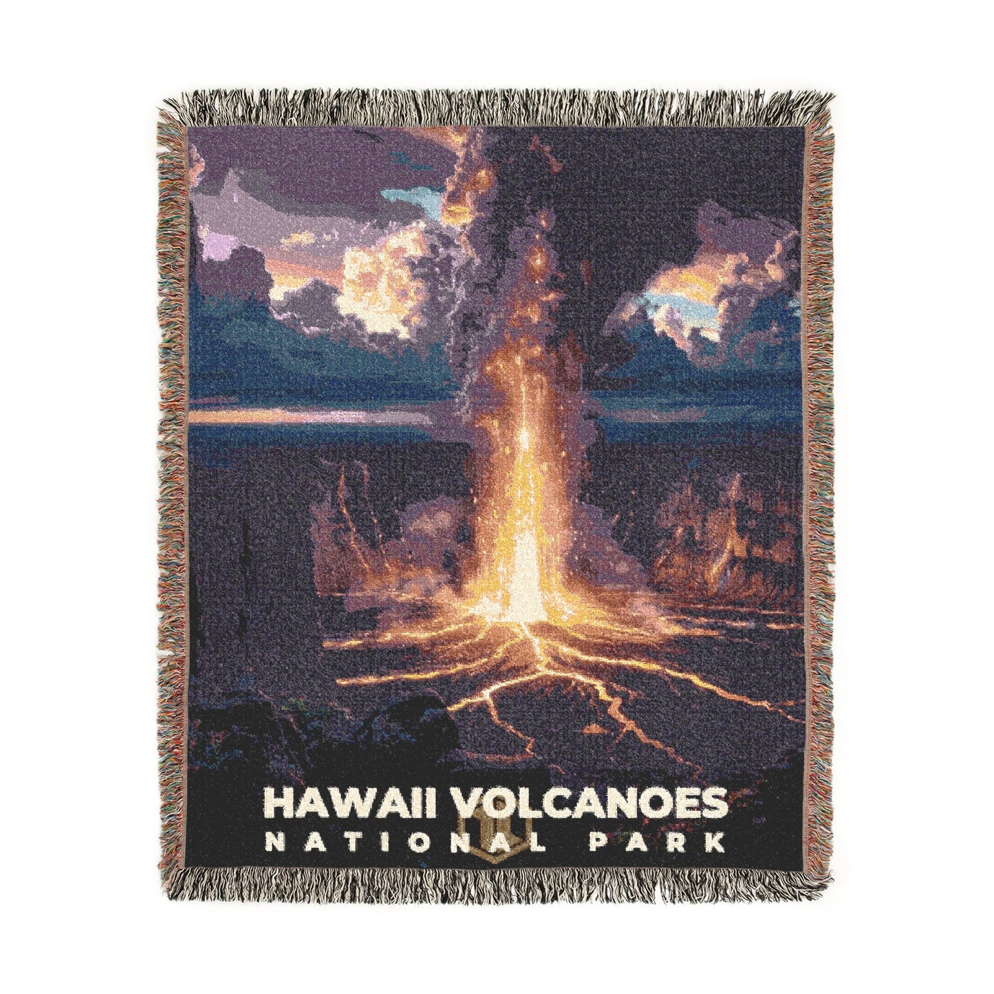 Hawaii Volcanoes National Park Woven Blanket | S13