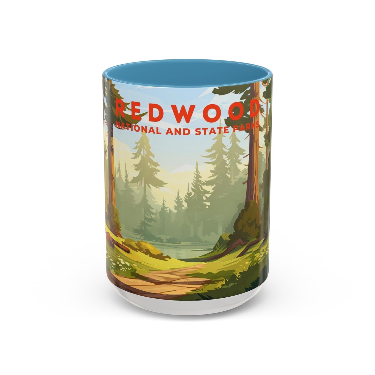 Redwood National Park Mug | Accent Coffee Mug (11, 15oz)