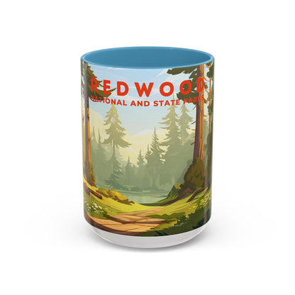 Redwood National Park Mug | Accent Coffee Mug (11, 15oz)