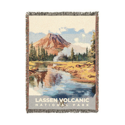 Lassen Volcanic National Park Woven Blanket | S08