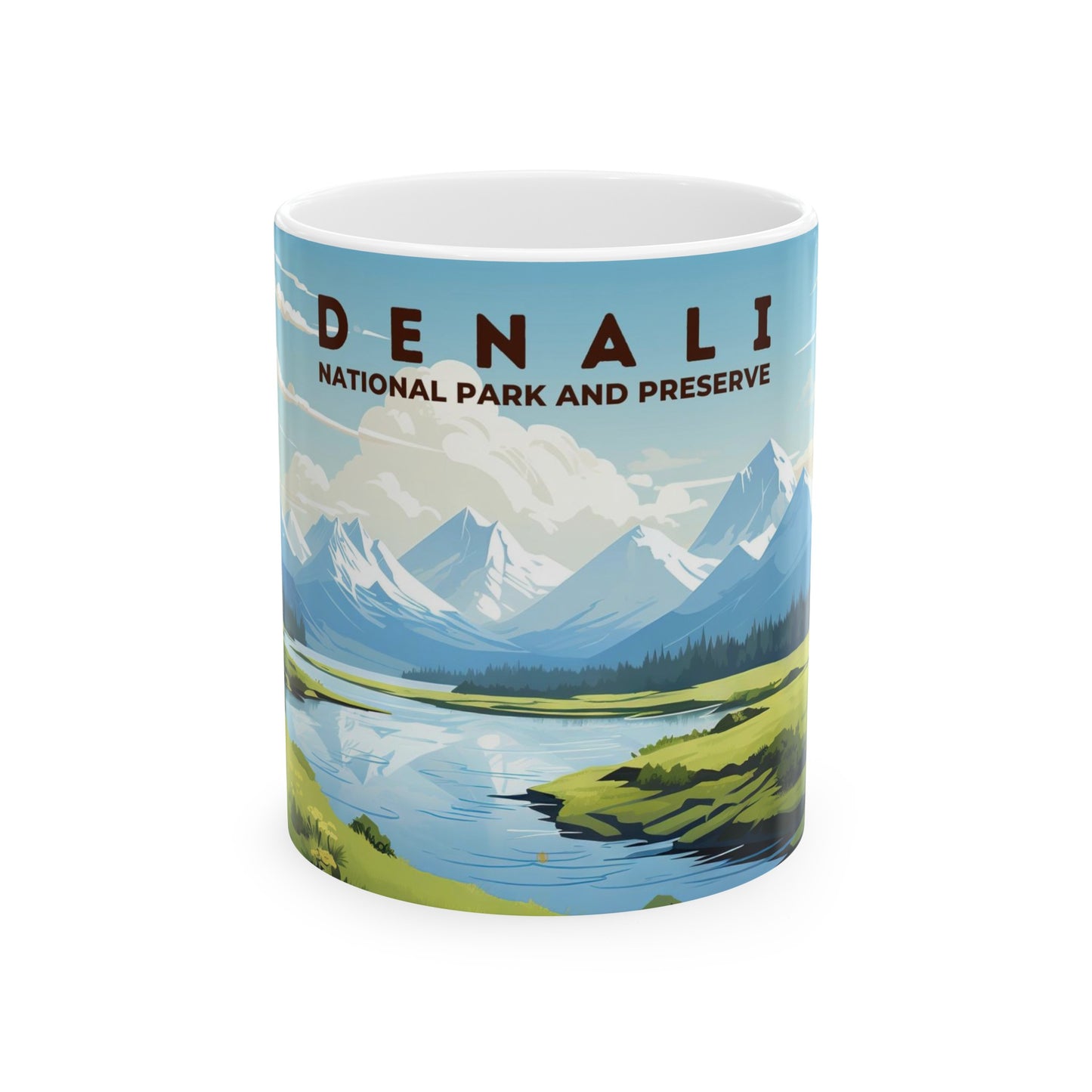 Denali National Park Mug | White Ceramic Mug (11oz, 15oz)