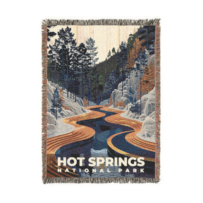 Hot Springs National Park Woven Blanket | S19