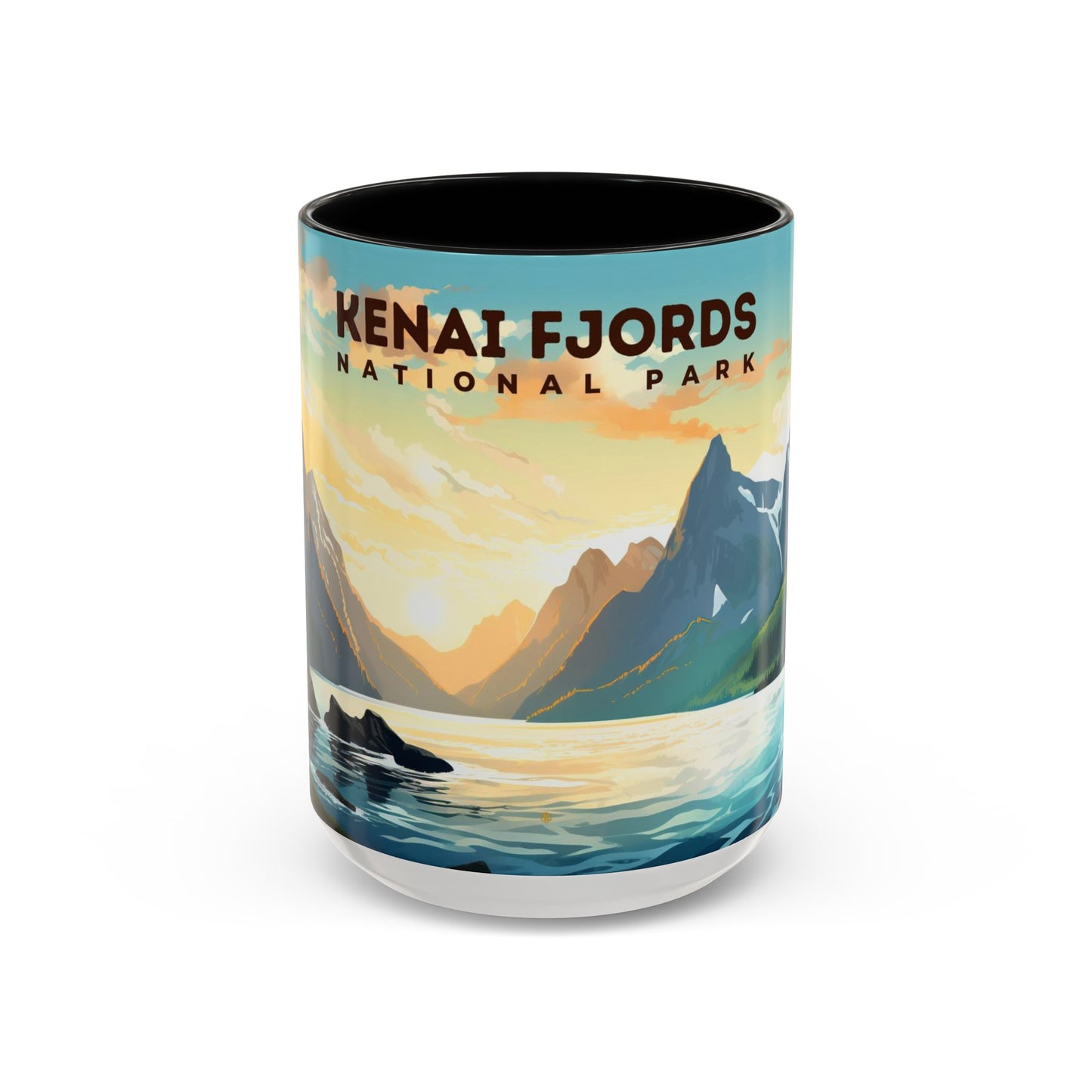 Kenai Fjords National Park Mug | Accent Coffee Mug (11, 15oz)