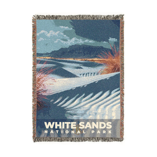White Sands National Park Woven Blanket | S16