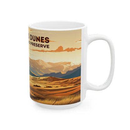 Great Sand Dunes National Park Mug | White Ceramic Mug (11oz, 15oz)