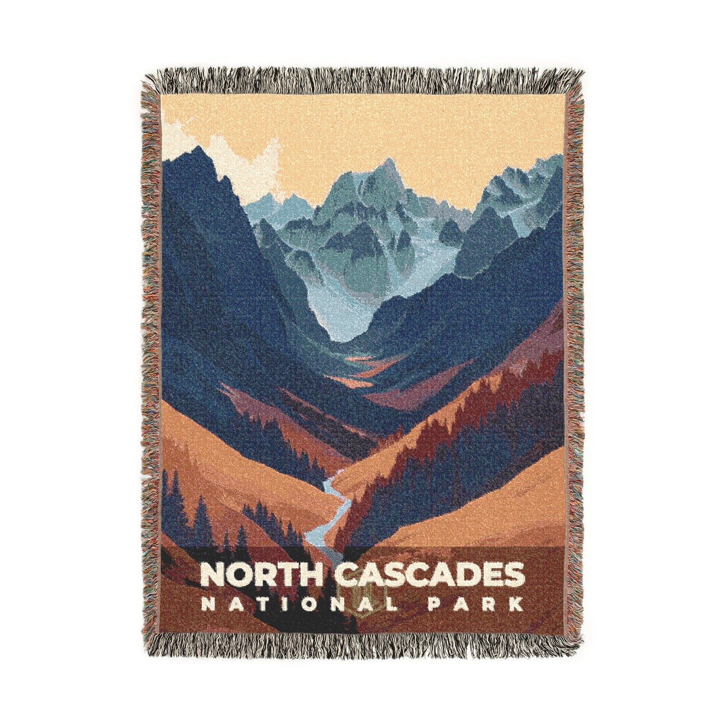 North Cascades National Park Woven Blanket | S20